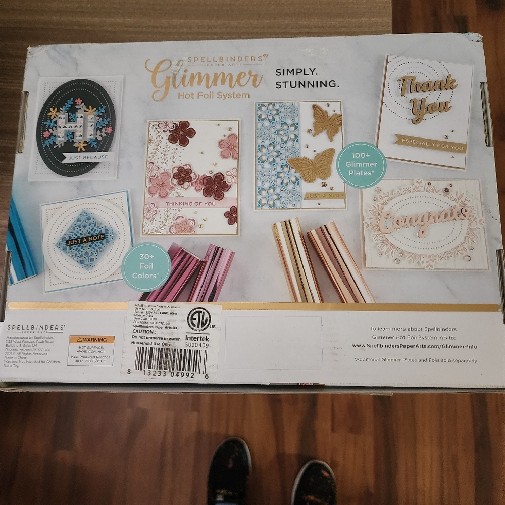 spellbinders gliter hot foil system